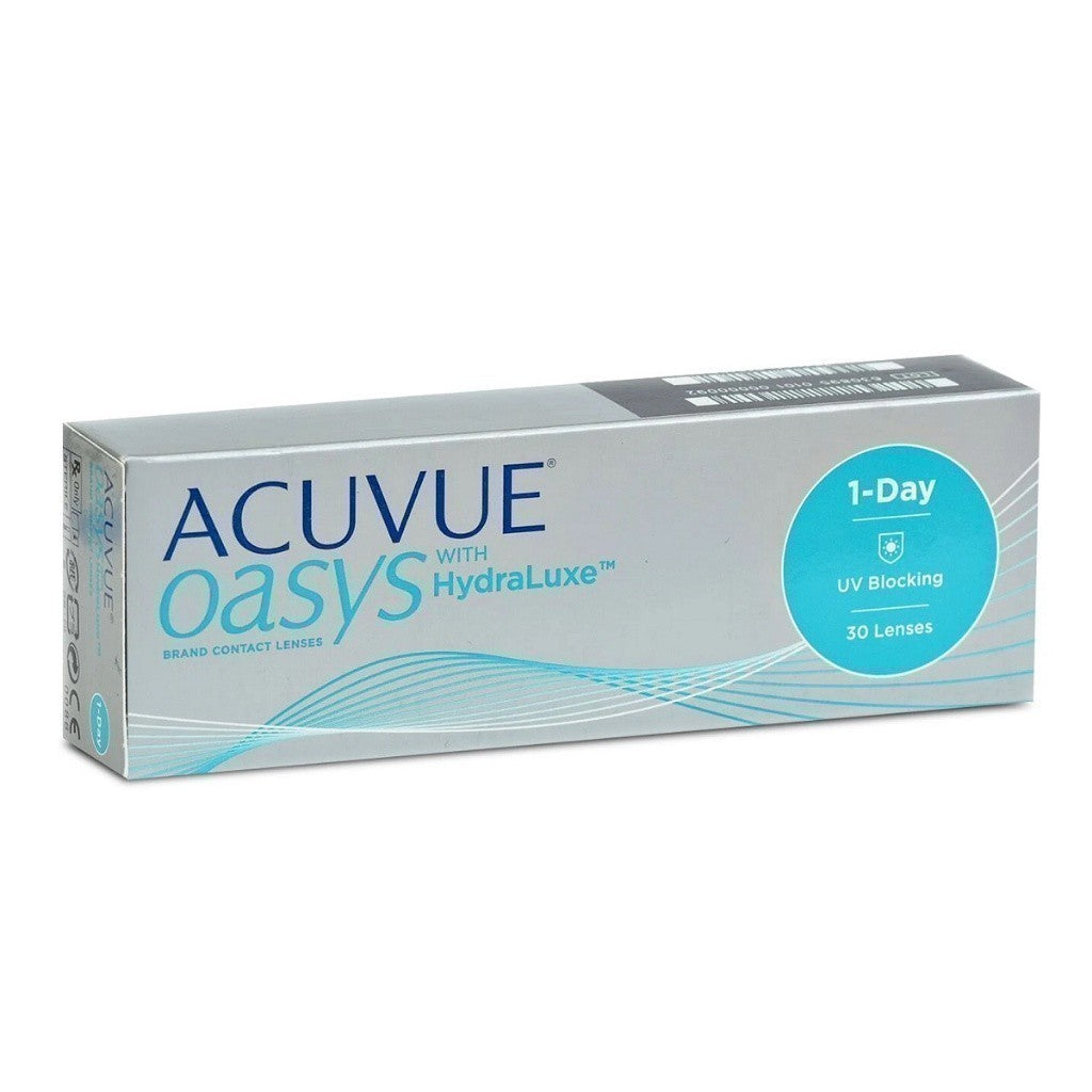 Acuvue Oasys 1 Day With HydraLuxe รายวัน คอนแทคเลนส์ใส จำนวน/กล่อง 30 ชิ้น