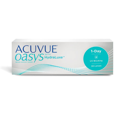 Acuvue Oasys 1 Day With HydraLuxe รายวัน คอนแทคเลนส์ใส จำนวน/กล่อง 30 ชิ้น
