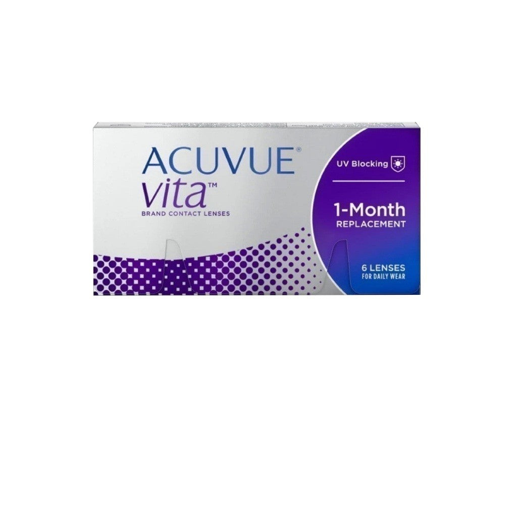 Acuvue Vita รายเดือน คอนแทคเลนส์ใส แอคคิววิว จำนวน/กล่อง 6 ชิ้น